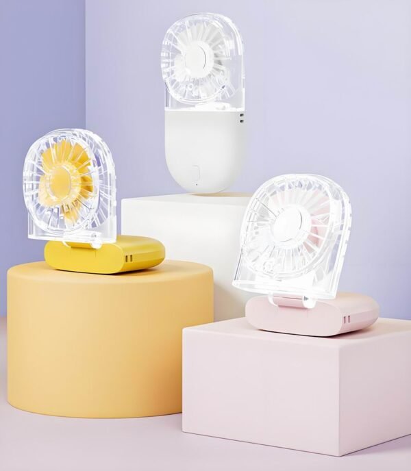 Folding mini handheld fan