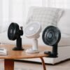 Portable Clip Fan - Rechargeable 10-Hour Battery Portable Fan - 360° Rotation & 90° Tilt - Stroller Fan, Desk Fan or Bedside Fan - Aromatherapy & LED Light - USB-C Rechargeable Clip On Fan - 图片 3